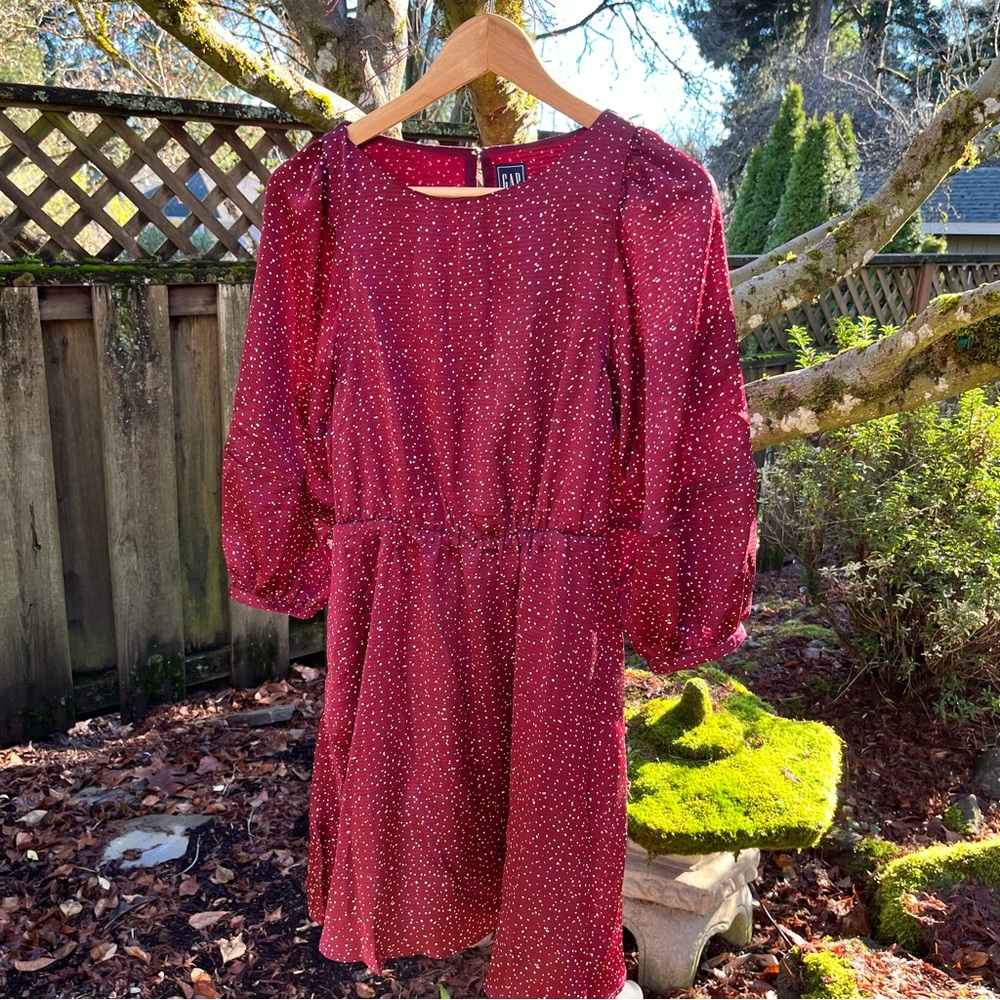 NEW Gap polka dot dress size S petite